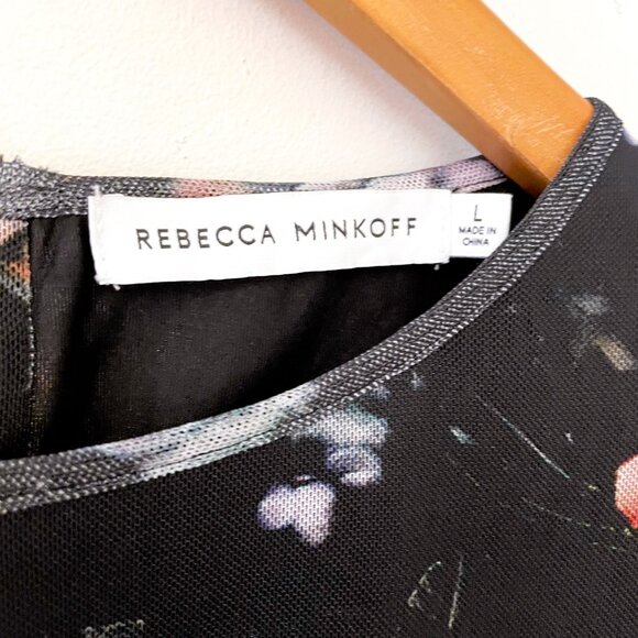 Rebecca Minkoff Long Sleeve Floral Dress, Size Large - Picture 4 of 7